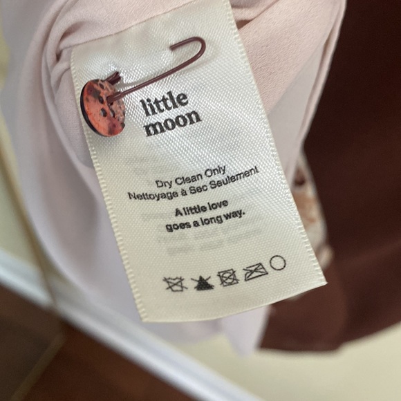 NWT Aritzia Little Moon Cordata Dress In Bronze Blush/Birch Size 2 - Picture 8 of 8